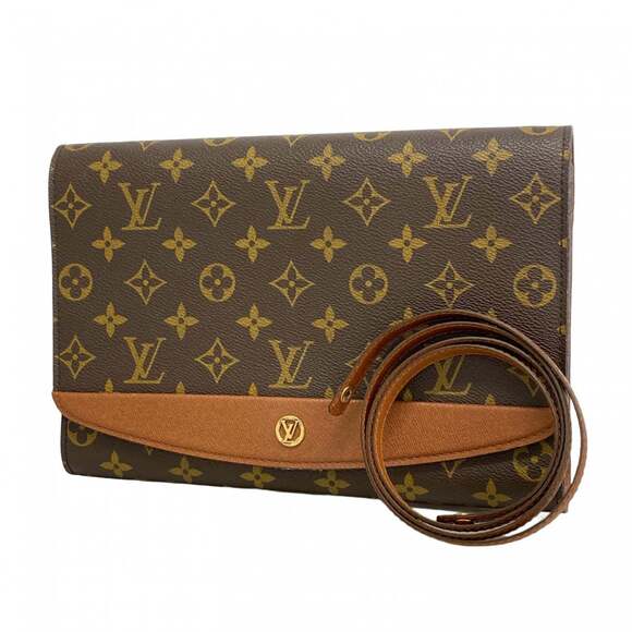 LOUIS VUITTON Brown Monogram Shoulder Bag